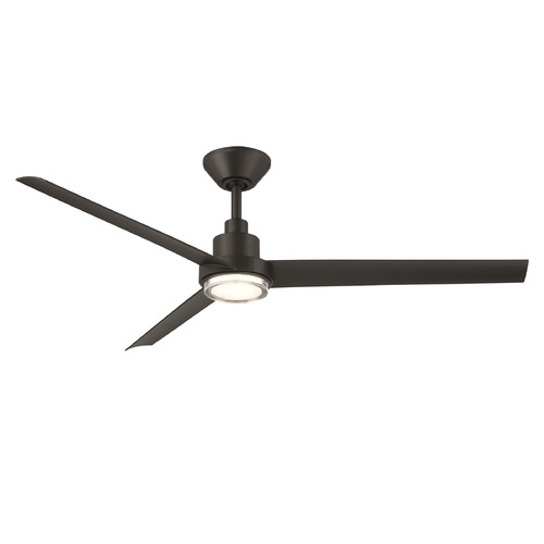 Modern Forms by WAC Lighting Modern Forms Bolo Bronze LED Ceiling Fan with Light FR-W2501-56L-BZ