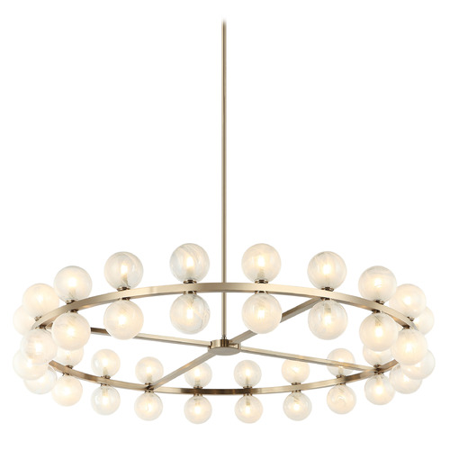 Matteo Lighting Nimbus Champagne Gold LED Chandelier