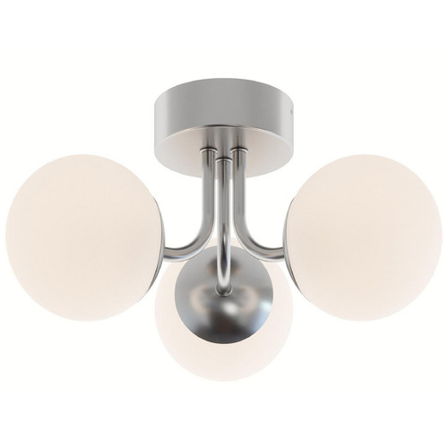 Afx Lighting Metropolitan Satin Nickel LED Semi-Flushmount Light