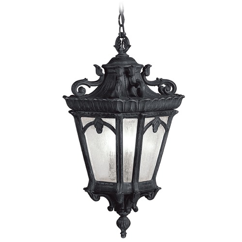 Tournai 24.50-Inch High Black Outdoor Hanging Light by Kichler Lighting