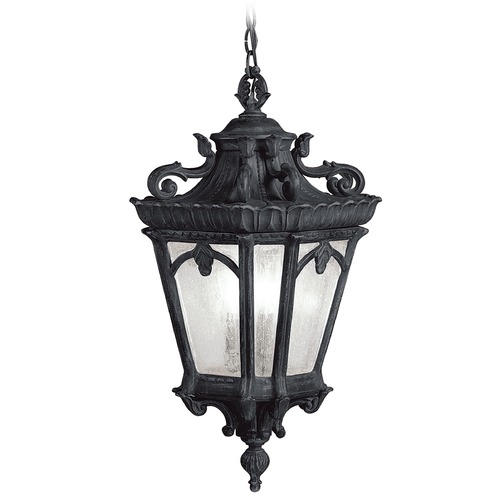 Kichler Lighting Tournai 24.50-Inch High Black Outdoor Hanging Light by Kichler Lighting 9855BKT