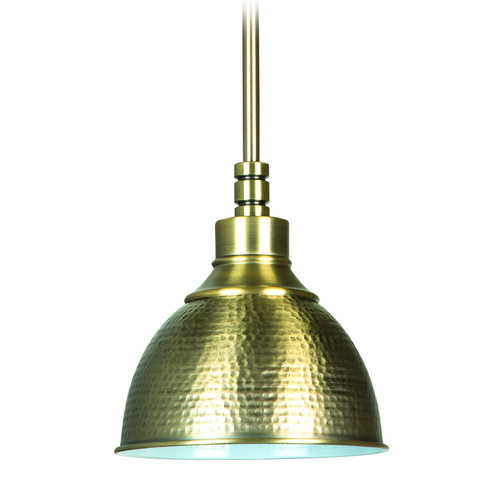 Timarron 7.50-Inch Pendant in Legacy Brass by Craftmade Lighting