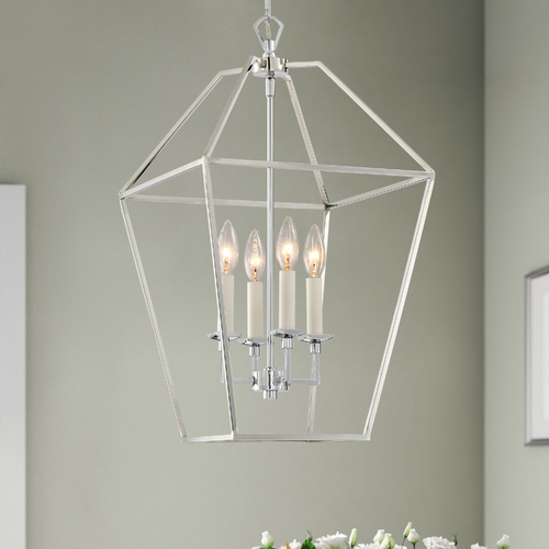 Quoizel Lighting Aviary Polished Nickel Pendant by Quoizel Lighting AVY5204PK