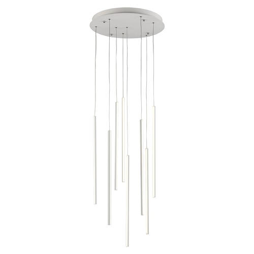 Chute White LED Multi-Light Pendant by Kuzco Lighting