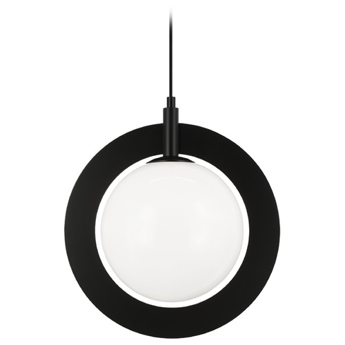 Matteo Lighting Astro Black Pendant by Matteo Lighting C80711BKOP