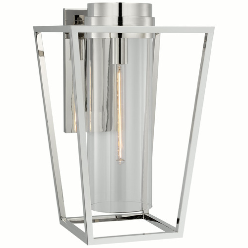 Visual Comfort Signature Collection Ian K. Fowler Presidio Sconce in Nickel by Visual Comfort Signature S2171PN-CG