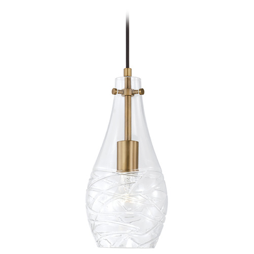 Capital Lighting Kier 6-Inch Mini Pendant in Aged Brass by Capital Lighting AA1006AD