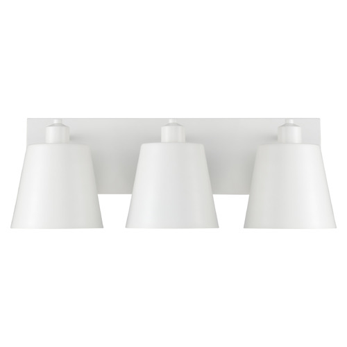 Capital Lighting Alden Matte White Bathroom Light