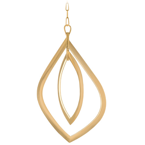 Corbett Lighting Corbett Lighting Arles Vintage Brass LED Pendant Light 496-19-VB