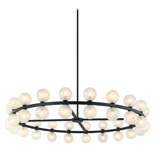 Matteo Lighting Nimbus Matte Black LED Chandelier