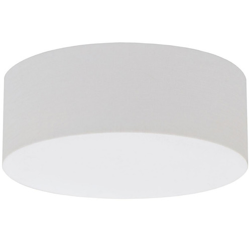 Afx Lighting Anton Linen White LED Flushmount Light
