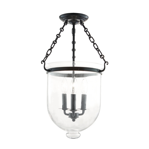 Hudson Valley Lighting Hampton Semi-Flush Mount in Old Bronze by Hudson Valley Lighting 253-OB-C1