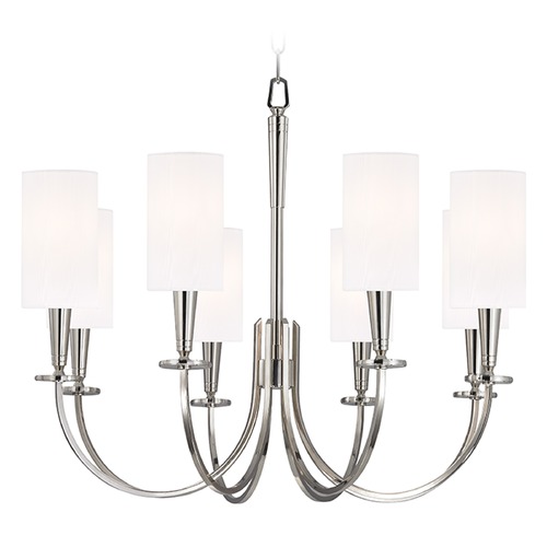 Hudson Valley Lighting Mason 8-Light Chandelier in Polished Nickel by Hudson Valley Lighting 8028-PN