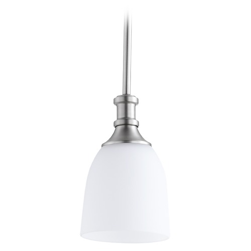 Quorum Lighting Richmond Satin Nickel Mini Pendant by Quorum Lighting 3811-65