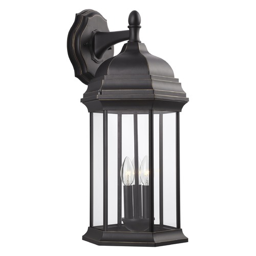Sevier Antique Bronze Outdoor Wall Light by Generation Lighting