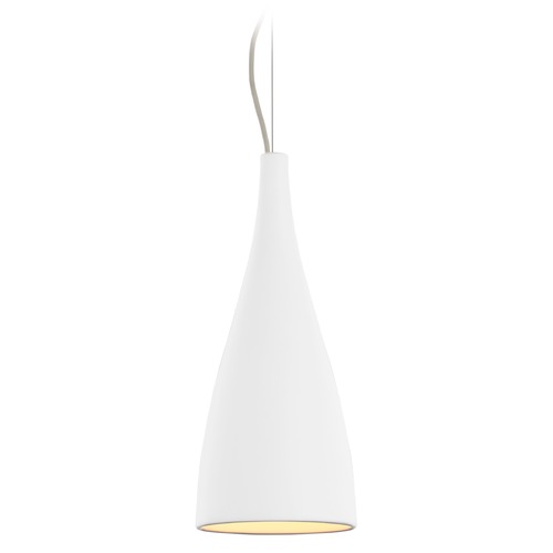 Visual Comfort Signature Collection Barbara Barry Nimbus Medium Pendant in Matte White by Visual Comfort Signature BBL5137WHT