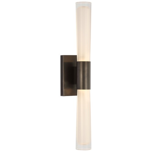 Aerin Brenta LED Single Sconce in Bronze by Visual Comfort Signature