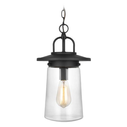 Tybee 15.88-Inch Black Outdoor Hanging Light by Generation Lighting