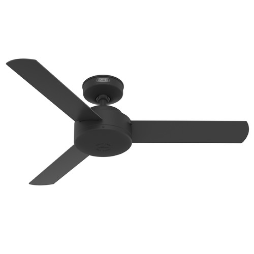 Presto 44-Inch Fan in Matte Black by Hunter Fan Company