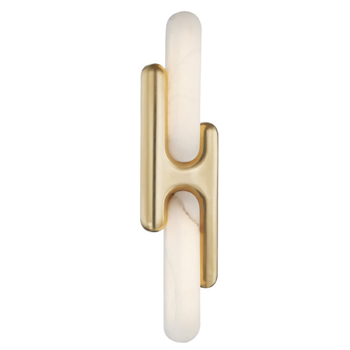 Corbett Lighting Rosalba Vintage Brass LED Sconce