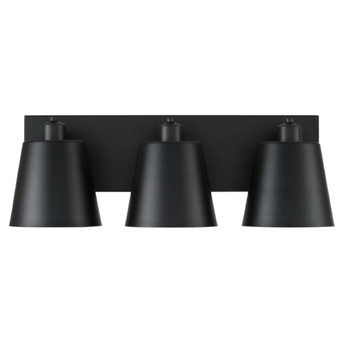 Capital Lighting Alden Matte Black Bathroom Light