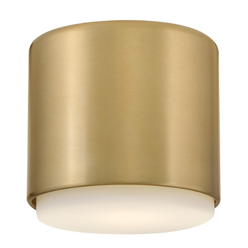 Hinkley Cedric Lacquered Brass LED Flushmount Light