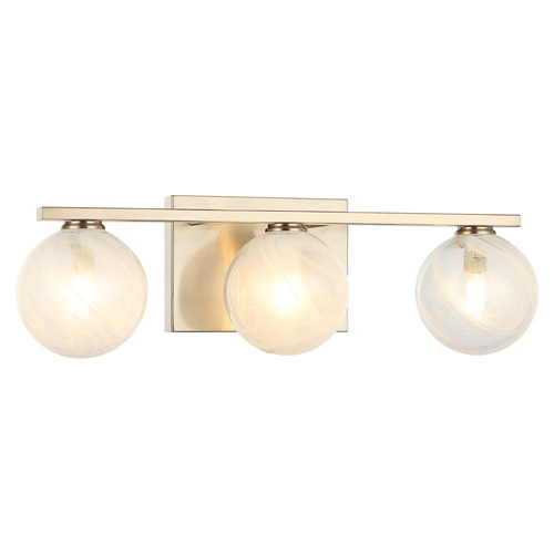 Matteo Lighting Nimbus Champagne Gold LED Bathroom Light