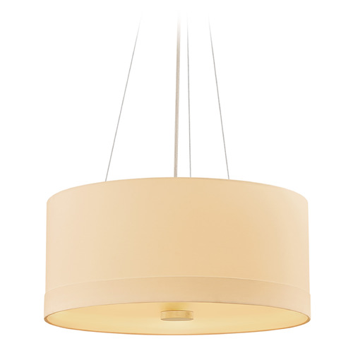 Hudson Valley Lighting Ashland Aged Brass LED Pendant Light with Drum Shade