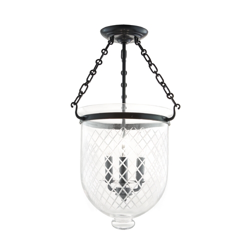 Hudson Valley Lighting Hampton Semi-Flush Mount in Old Bronze by Hudson Valley Lighting 253-OB-C2