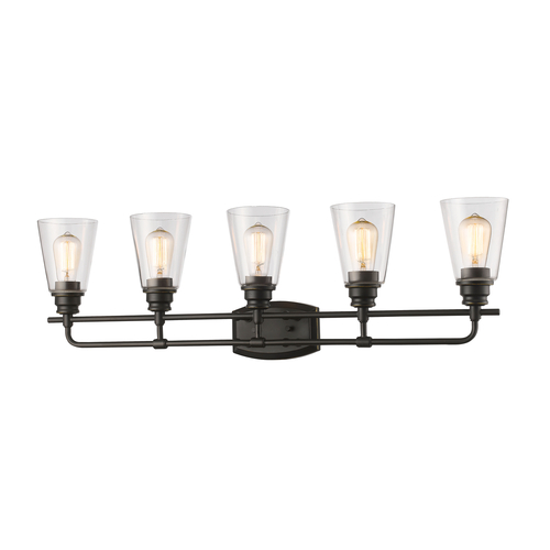 Z-Lite Annora Olde Bronze Bathroom Light by Z-Lite 428-5V-OB