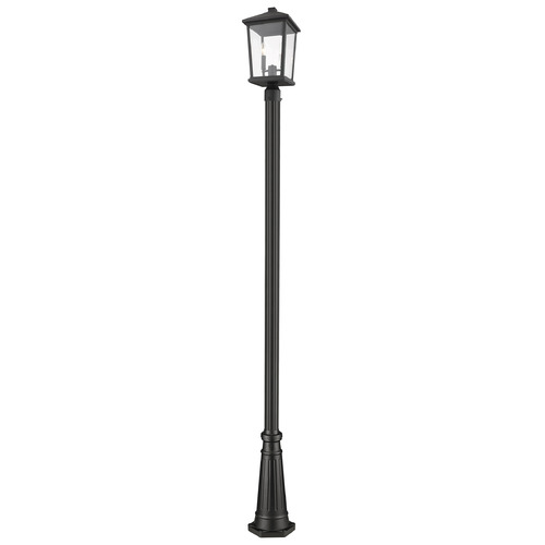 Z-Lite Beacon Black Post Light by Z-Lite 568PHBR-519P-BK