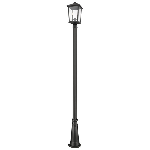 Beacon Black Post Light by Z-Lite