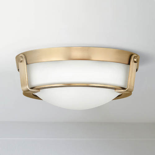 Hinkley Hathaway 13-Inch Heritage Brass Flush Mount by Hinkley Lighting 3223HB