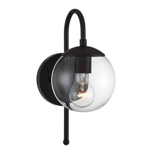 13-Inch Exterior Wall Light in Black by Meridian