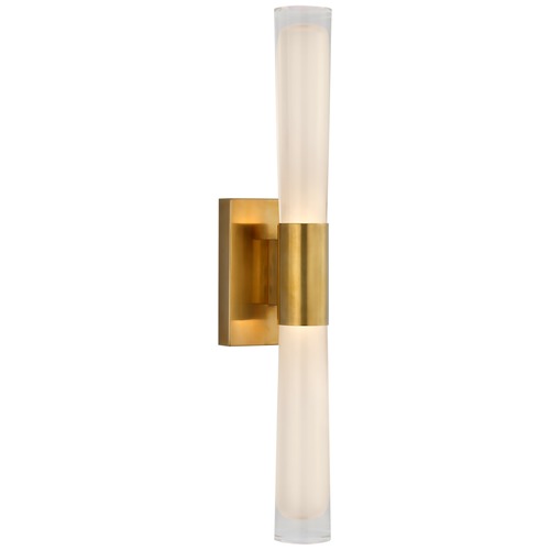 Aerin Brenta LED Single Sconce in Brass by Visual Comfort Signature