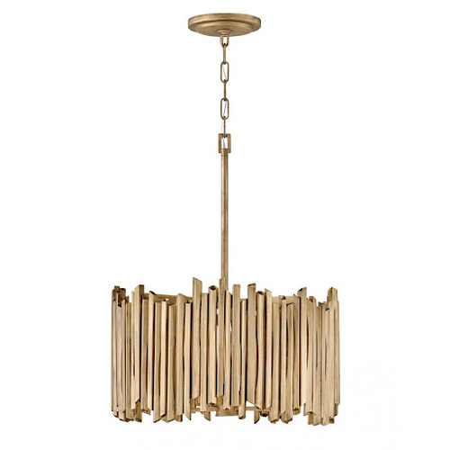 Roca 20-Inch Convertible Pendant in Burnished Gold by Hinkley Lighting