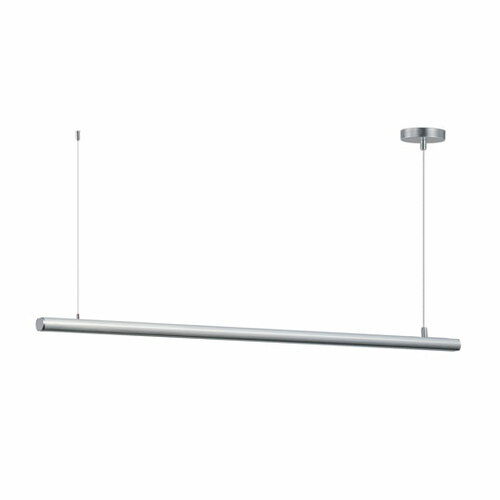 Continuum 48-Inch 3CCT LED Pendant in Satin Aluminum by ET2 Lighting