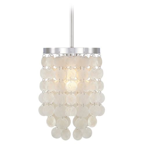 Capital Lighting Shelby Mini Pendant in Polished Nickel by Capital Lighting AA1012PN