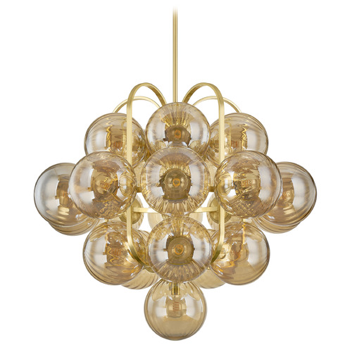 Corbett Lighting Cronus Vintage Polished Brass Chandelier