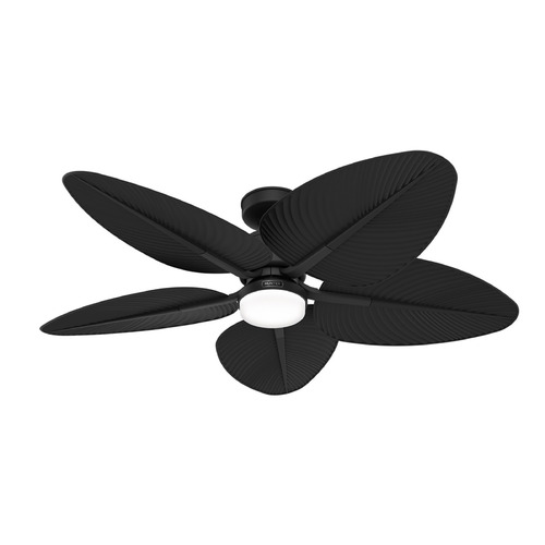Casablanca Fan Co Tropic View Matte Black LED Ceiling Fan with Light