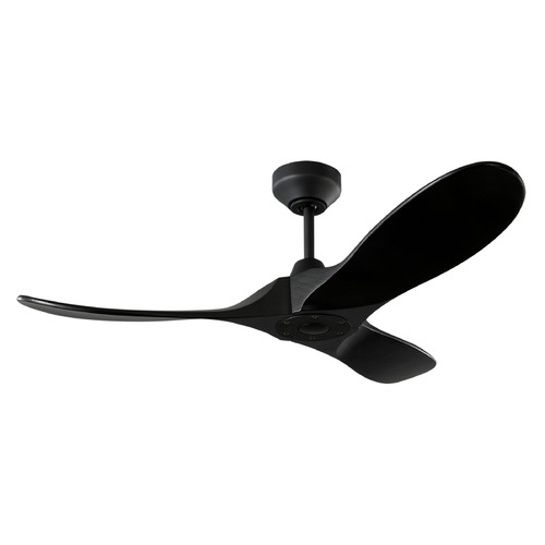 Visual Comfort Fan Collection Maverick Smart 44 Midnight Black Ceiling Fan Without Light