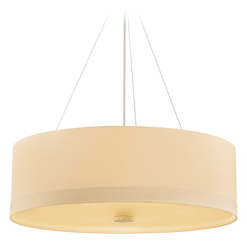 Hudson Valley Lighting Ashland Aged Brass LED Pendant Light with Drum Shade