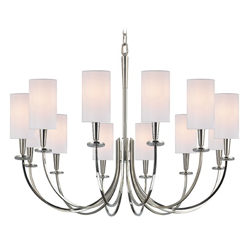 Hudson Valley Lighting Mason 12-Light Chandelier in Polished Nickel by Hudson Valley Lighting 8032-PN