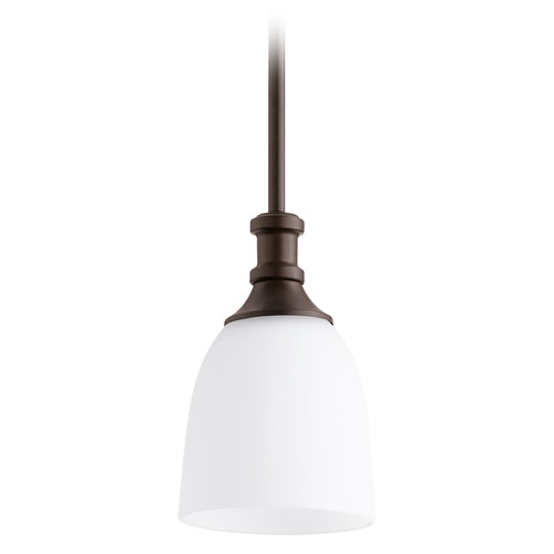 Quorum Lighting Richmond Oiled Bronze Mini Pendant by Quorum Lighting 3811-86