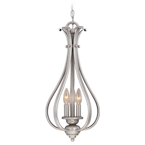 Vaxcel Lighting Monrovia Brushed Nickel Pendant by Vaxcel Lighting PD35459BN