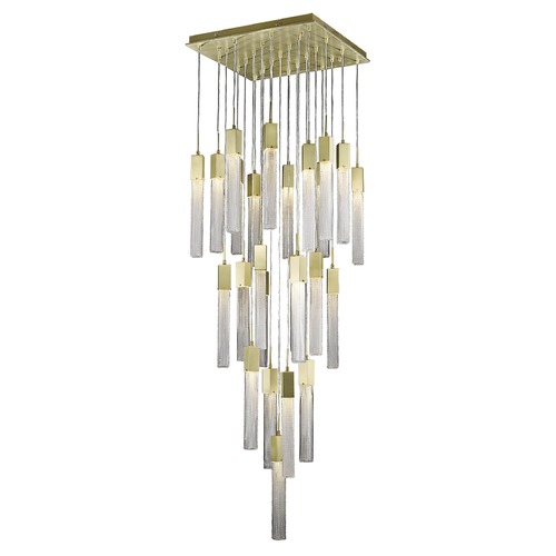 Avenue Lighting Boa 25-Light Brushed Brass LED Multi-Light Pendant by Avenue Lighting HF1904-25-BOA-BB