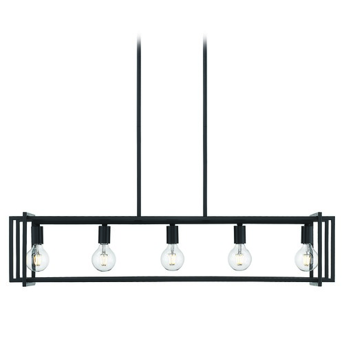 Tribeca Black Linear Light by Golden Lighting