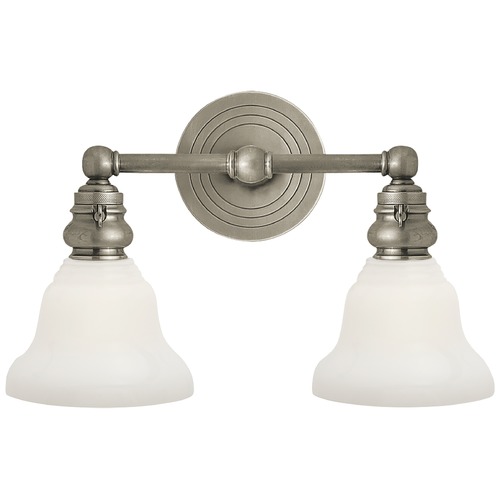 E.F. Chapman Boston 2-Light in Antique Nickel by Visual Comfort Signature