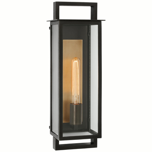 Visual Comfort Signature Collection Ian K. Fowler Halle Sconce in Aged Iron by Visual Comfort Signature S2196AI-CG