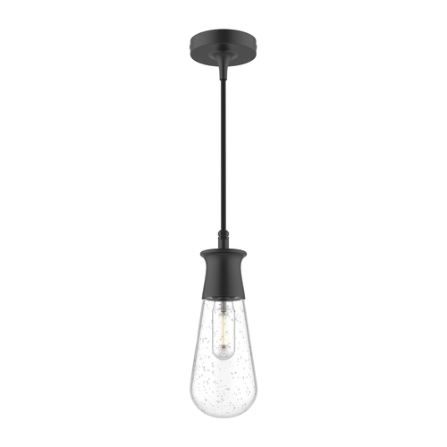 Alora Lighting Marcel Textured Black Outdoor Hanging Light
